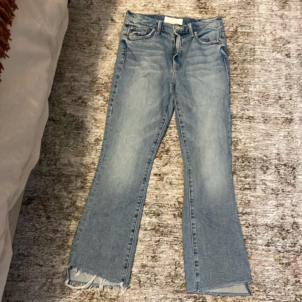 Mother superior denim
Insider crop fray in I Confess